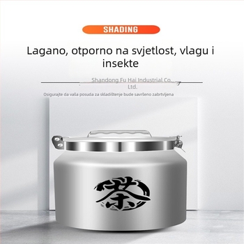 Aluminijski spremnik za čaj, velika kapaciteta, čvrsto zatvarajući spremnik za čaj