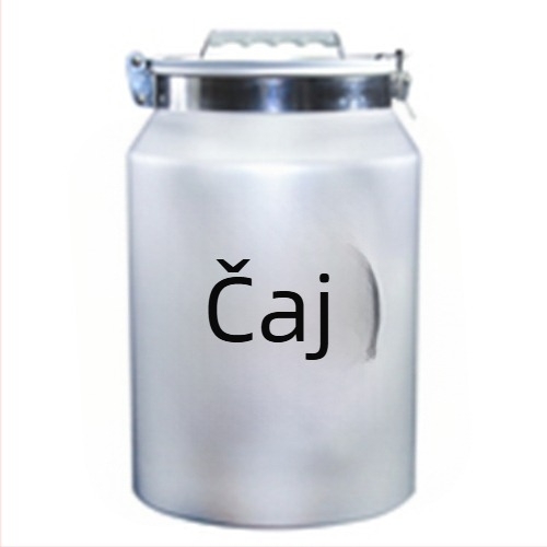 Aluminijski spremnik za čaj, velika kapaciteta, čvrsto zatvarajući spremnik za čaj