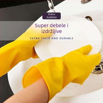 Ženske rukavice za pranje suđa, izdržljive, kućne lateks rukavice, vodootporne, tanki model