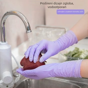 Nitrilne rukavice za kuhinju za pranje posuđa i trajno kućno čišćenje