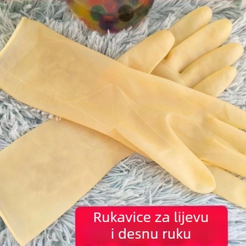 Jednokratne debele tetivne rukavice za kućanske poslove, pranje suđa, vodootporne, lateks rukavice, univerzalne, izdržljive