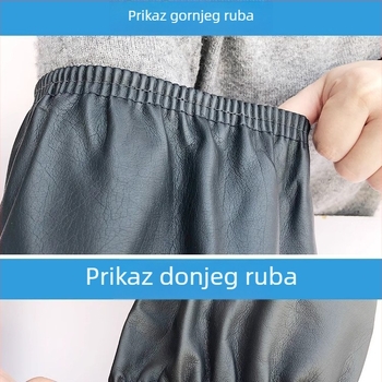 Kožni zaštitni nadlaktni rukav, vodootporan i otporan na ulje, dugačak, univerzalna veličina, moderan minimalistički stil, više boja