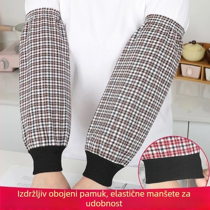 Pamukaste navlake za rukave, unisex, široki dugi rukavi za posao i kuhinju, zaštita od mrlja