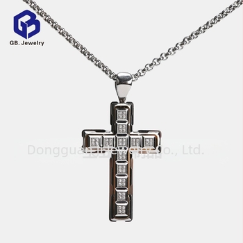 Personalizirani lančić s križem od nehrđajućeg čelika 316L, unisex, minimalistički dizajn, izdržljivo nakit