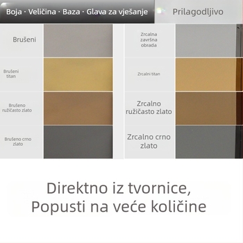 Stalak od nehrđajućeg čelika za šale, prilagodljivi izložbeni stalak za svile šale – vitrina za trgovinu odjećom