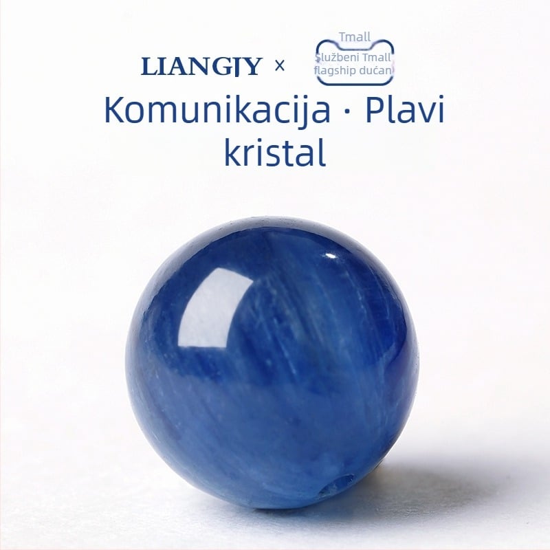 Prirodne kristalne perle, prave kyanit perle, okrugle perle, razdjelne perle, dodaci za DIY narukvicu