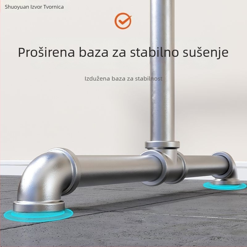 Čelični stalak za vješanje mesa – sušenje i izlaganje mesa, kobasica, šunke, janjetine i svinjetine