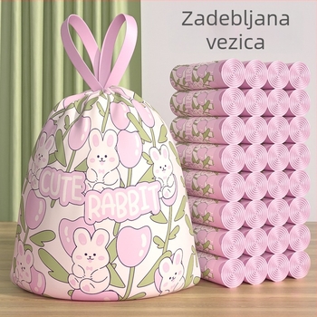 Kese za smeće sa vrpcom, kućne upotrebe, prenosne, zadebljane, velike kuhinjske za studentske domove