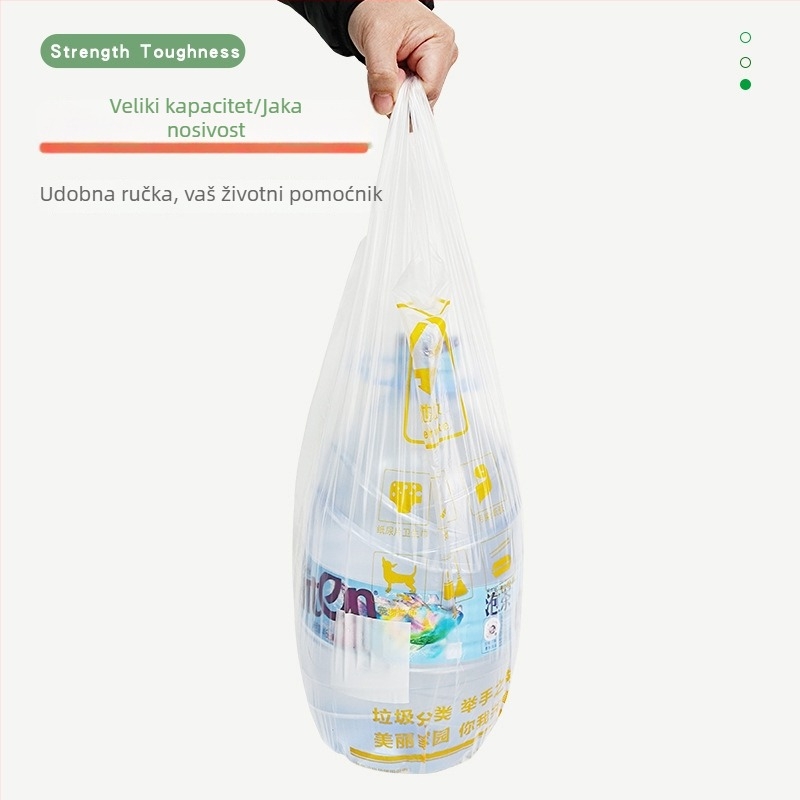 Chuang Kai vreće za smeće u stilu vest, prijenosne, debeli, predrezane u rolnama za kuhinjski otpad