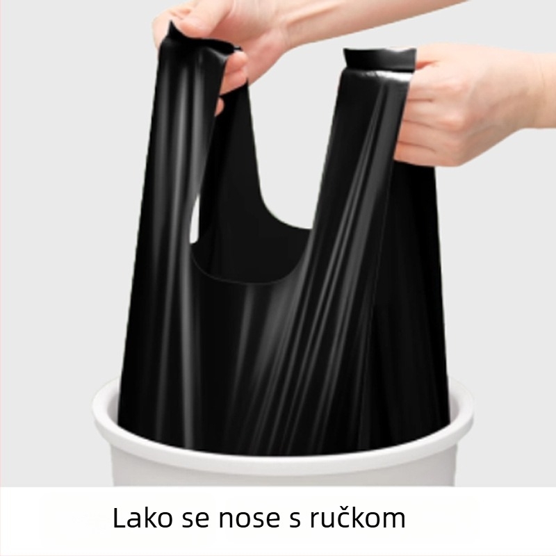 Plave vreće za otpad u stilu prsluka, 75 komada, debeli, za kućanstvo, jednokratne