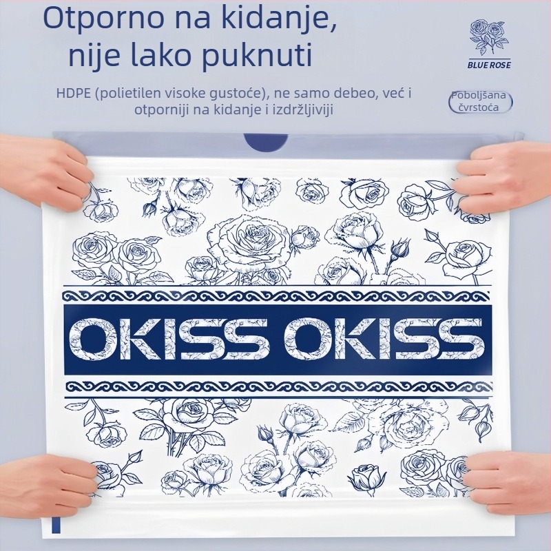 Aromatizirane vrećice za kuhinjski otpad sa šnuralom, ekstra debele, izvlačni dizajn, bez cepanja