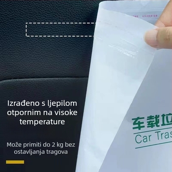 Vrećica za otpad u automobilu sa samostojećim dnom, ljepiva, jednokratna, zadebljana, velikog kapaciteta