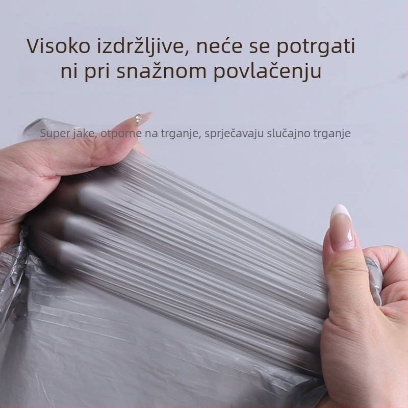 Smeće vreće sa šnimom, 90 komada, debele plastične vreće za kupaonicu, kuhinju, dnevni boravak i ured, velike veličine, bez kidanja