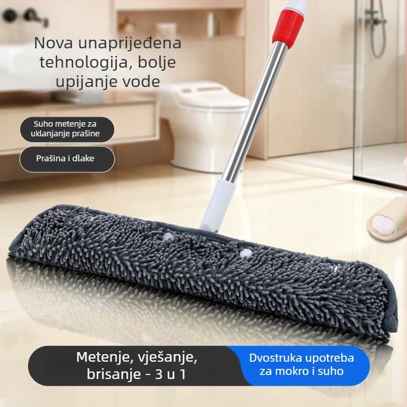 Kućni set za čišćenje: čarobna metla, krpe, ručnik, upijajući materijal, krpa bez dlačica, mop, brisač za staklo