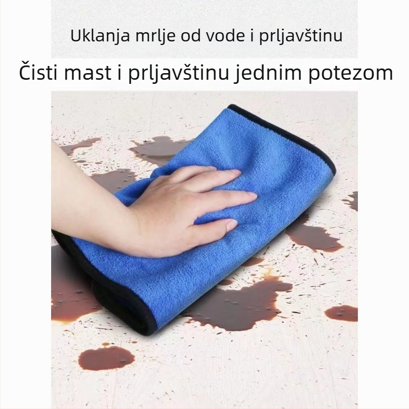 Kuhinjska krpa od mikrovlakana za čišćenje, vrlo upijajuća, bez dlačica, za pranje posuđa