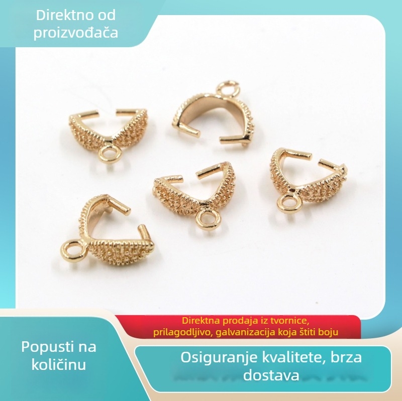DIY dijelovi za nakit od lijevanog bakra, privjesak s uzorkom od bakra, 9×9 mm, etnički stil