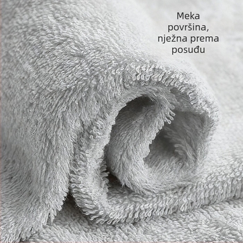 FaSoLa dvostruka krpa za pranje posuđa, strugajući jastučić, kuhinjska četka za čišćenje lonaca, upijajuća voda, uklanjanje ulja, otporna na masnoće