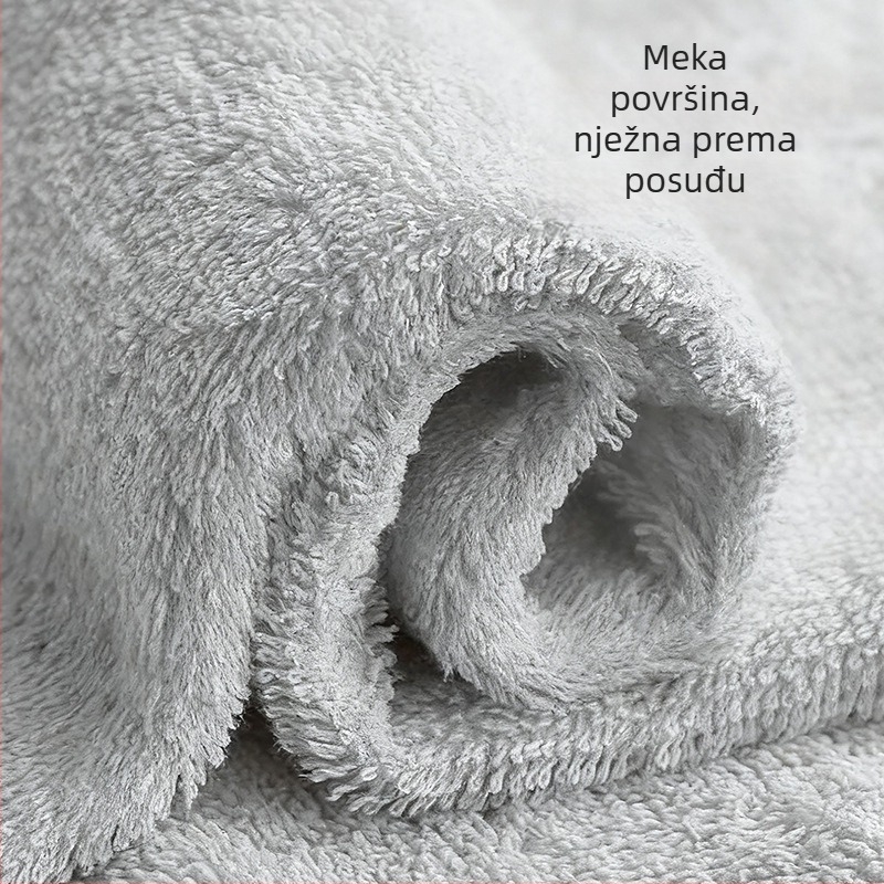 FaSoLa dvostruka krpa za pranje posuđa, strugajući jastučić, kuhinjska četka za čišćenje lonaca, upijajuća voda, uklanjanje ulja, otporna na masnoće