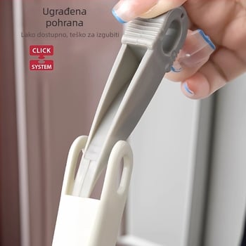 Japanskog stila četka za prozorske utore, višenamjenska četka za čišćenje, viseća kupaonska četka, V-oblik četke za prozorske utore, bez mrtvih kutova