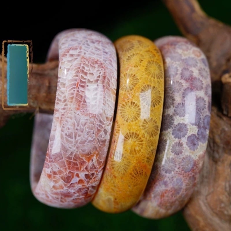 Prirodna indonezijska kamen chrysanthemum jade narukvica, šareni cvjetni jade dizajn, antički stil za žene