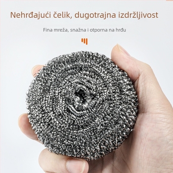 4 čelične kuglice za čišćenje posuđa od nehrđajućeg čelika