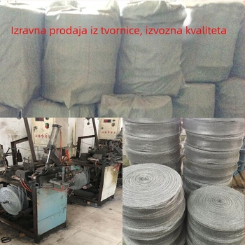 Galvanizirana čelična mrežasta kugla za čišćenje