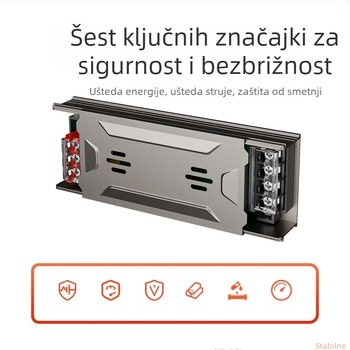 LED napajanje s konstantnim strujom za unutarnje linearne LED trake, 24V, do 200W