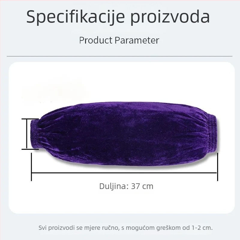 Duge baršunaste navlake za rukave kuhinje, debeli, unisex, otporne na mrlje i habanje, univerzalna veličina