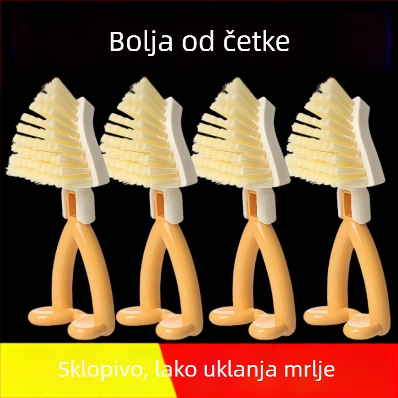Četka za praznine, trokutasta četka, sklopiva kuhinjska odvodna košarica, čistač odvodnih otvora za štednjak i kupaonicu
