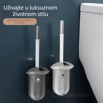 Silikonski set četkica za WC za kućnu upotrebu, 360° čišćenje, Creative Point