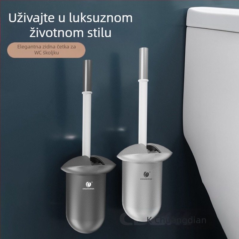Silikonski set četkica za WC za kućnu upotrebu, 360° čišćenje, Creative Point