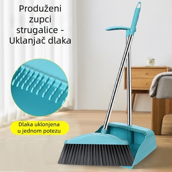 Set metle i lopatice s mekanim vlaknima – kućna upotreba