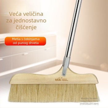 Metla od dlaka divlje svinje s miješanim vlaknima, za kućnu upotrebu, meka glava za prašinu i dlake