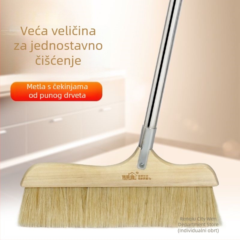 Metla od dlaka divlje svinje s miješanim vlaknima, za kućnu upotrebu, meka glava za prašinu i dlake