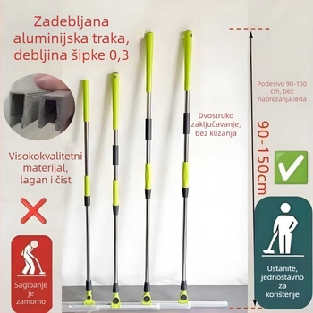 Čarobna metla za kupaonicu s vodnim skrapom, alat za uklanjanje dlaka, kućno čišćenje poda