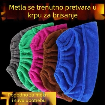 Debeli omotač za metlu za kućnu upotrebu, set krpa za pod, bez dlaka, upija vodu