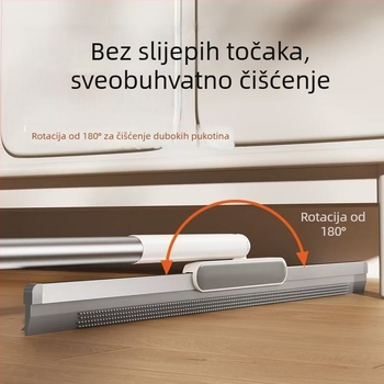 Čarobna metla za kućnu upotrebu – silikonski brisač za pod u kupaonici, teleskop, 2-u-1 alat za čišćenje