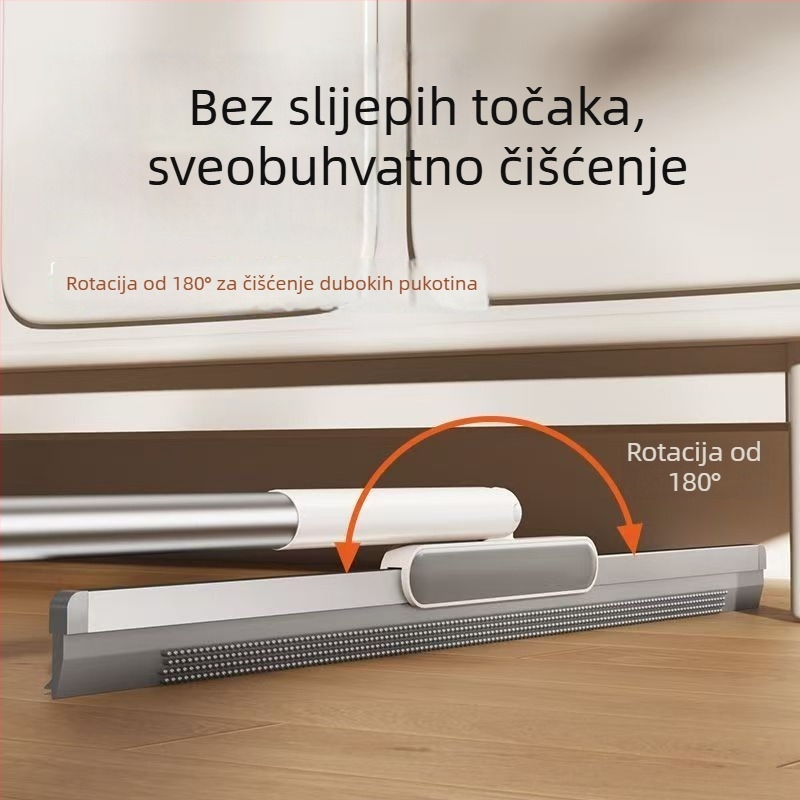 Čarobna metla za kućnu upotrebu – silikonski brisač za pod u kupaonici, teleskop, 2-u-1 alat za čišćenje