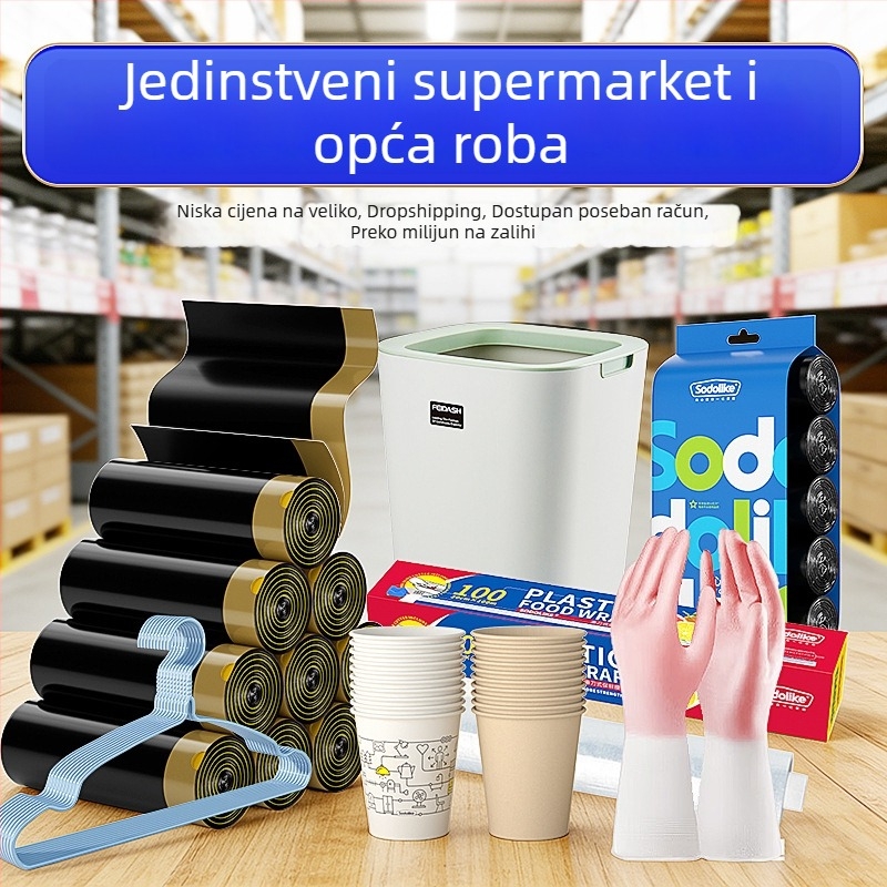 Mekana gumena čistilica za kupaonicu i staklo – višenamjenski čistač vode i dlačica