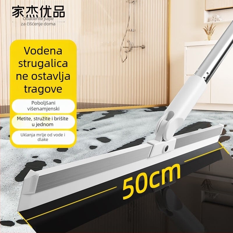 Silikonski skraper za vodu za pod, kupaonica, 50 cm