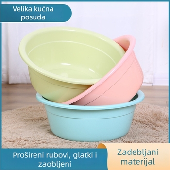Debeli plastični sud za pranje, 50 cm, veliko kućno korištenje, duboko, s mogućnošću otiska logotipa