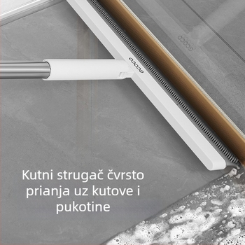 Čarobni silikonasti strugalica za pod - kućna uporaba, mop za kupaonu, uklanjanje dlaka i prljavštine