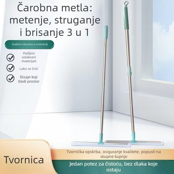 Čarobna silikonska četka za pod i mop – kućno čišćenje, kupaonica i WC