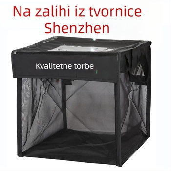Lagana sklopiva vanjska mrežasta košarica za otpad, periva i prijenosna