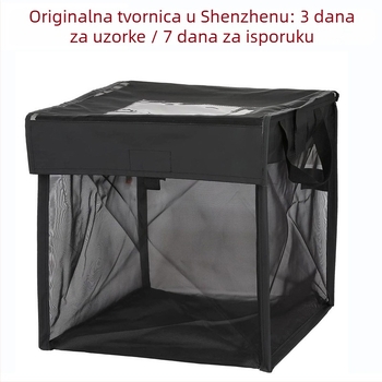 Lagana sklopiva vanjska mrežasta košarica za otpad, periva i prijenosna
