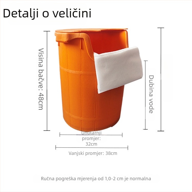 Visoka debela kadica za stopala za kućnu upotrebu