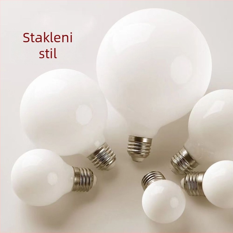 Stakleni LED Dragon Ball Bubble izvor svjetla za trpezarijski luster i ogledalo za šminku, zaštita očiju, topla bijela 2700K, visok CRI