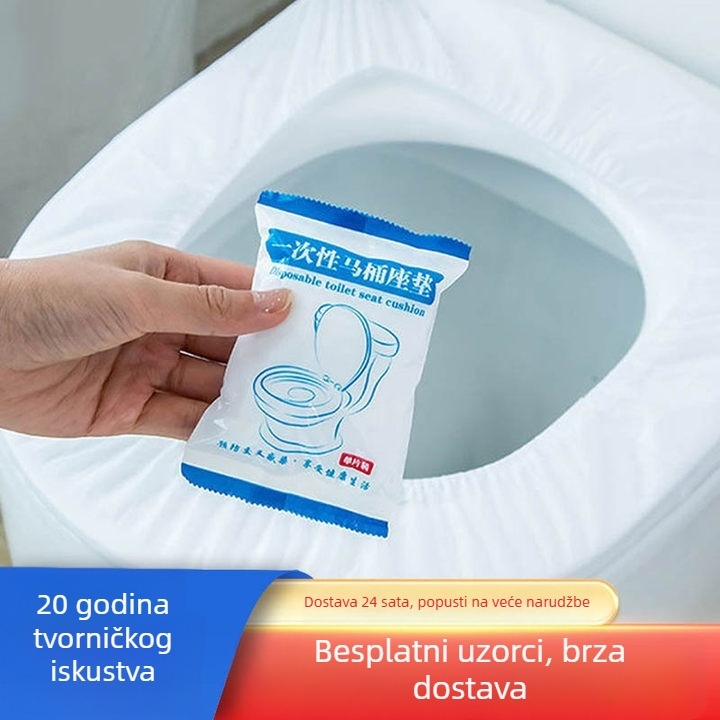 Jednokratne navlake za WC sjedalo za trudnice, individualno pakiranje, prenosne, vodootporne, kućna upotreba, 10 komada u paketu