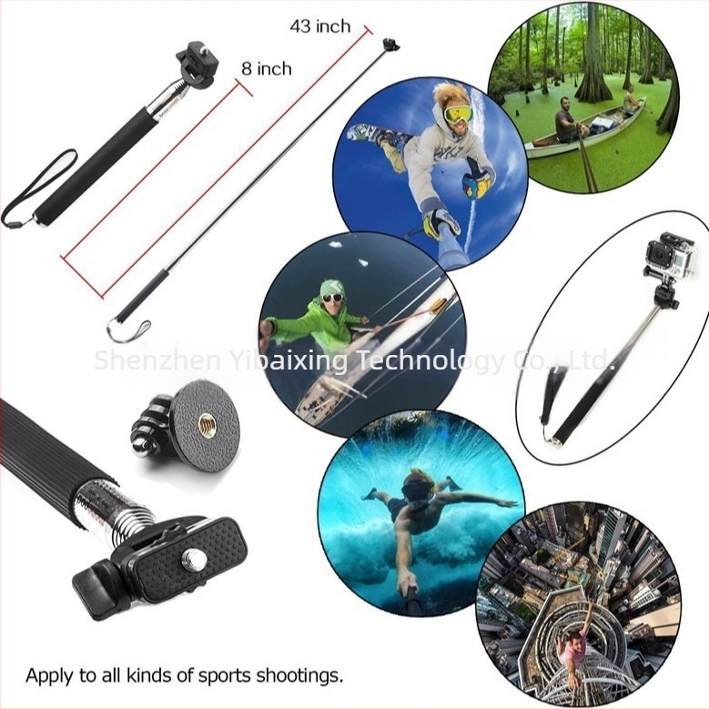 39-u-1 univerzalni set dodatne opreme za GoPro i DJI Osmo Action – prsni remen za kameru, pogodan za biciklizam, ronjenje, letenje i prijenos uživo