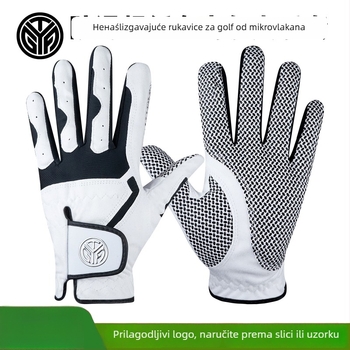 TYGOLF Muške golf rukavice, mikrovlakno, protuklizne, prozračne, otporne na habanje, perive